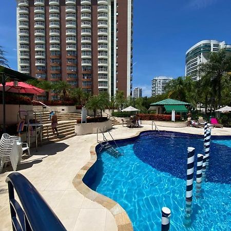 Barra Da Tijuca - 9 - Flat Premium Com Cozinha, Fogao Cooktop, Geladeira Grande, Smart Tv Grande, Lindo E Muitissimo Confortavel, Balsa Para A Praia Gratis E Estacionamento Gratuito Rio de Janeiro Zewnętrze zdjęcie