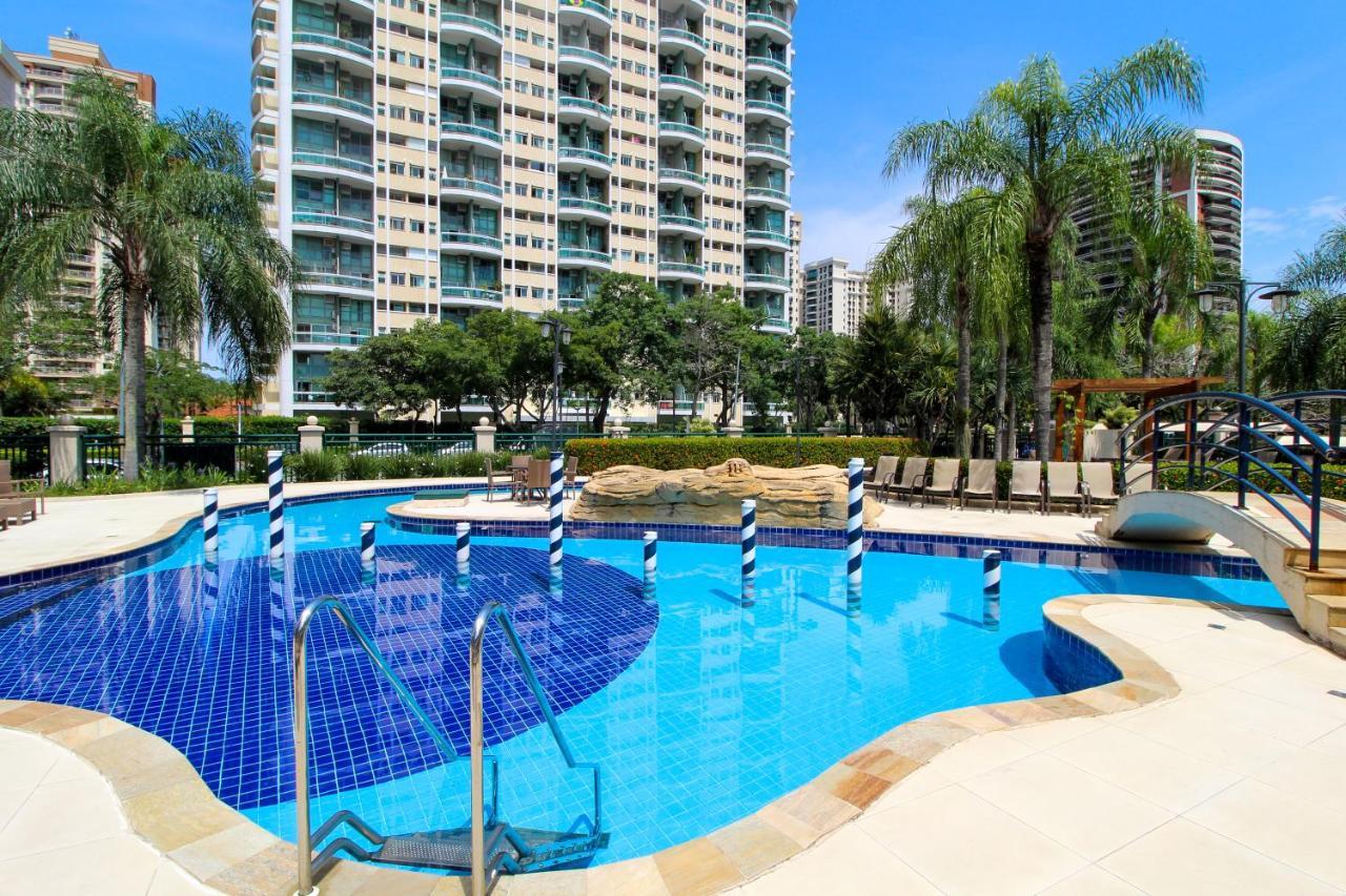 Barra Da Tijuca - 9 - Flat Premium Com Cozinha, Fogao Cooktop, Geladeira Grande, Smart Tv Grande, Lindo E Muitissimo Confortavel, Balsa Para A Praia Gratis E Estacionamento Gratuito Rio de Janeiro Zewnętrze zdjęcie