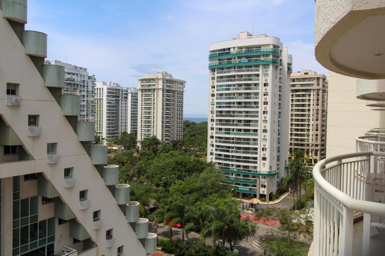 Barra Da Tijuca - 9 - Flat Premium Com Cozinha, Fogao Cooktop, Geladeira Grande, Smart Tv Grande, Lindo E Muitissimo Confortavel, Balsa Para A Praia Gratis E Estacionamento Gratuito Rio de Janeiro Zewnętrze zdjęcie