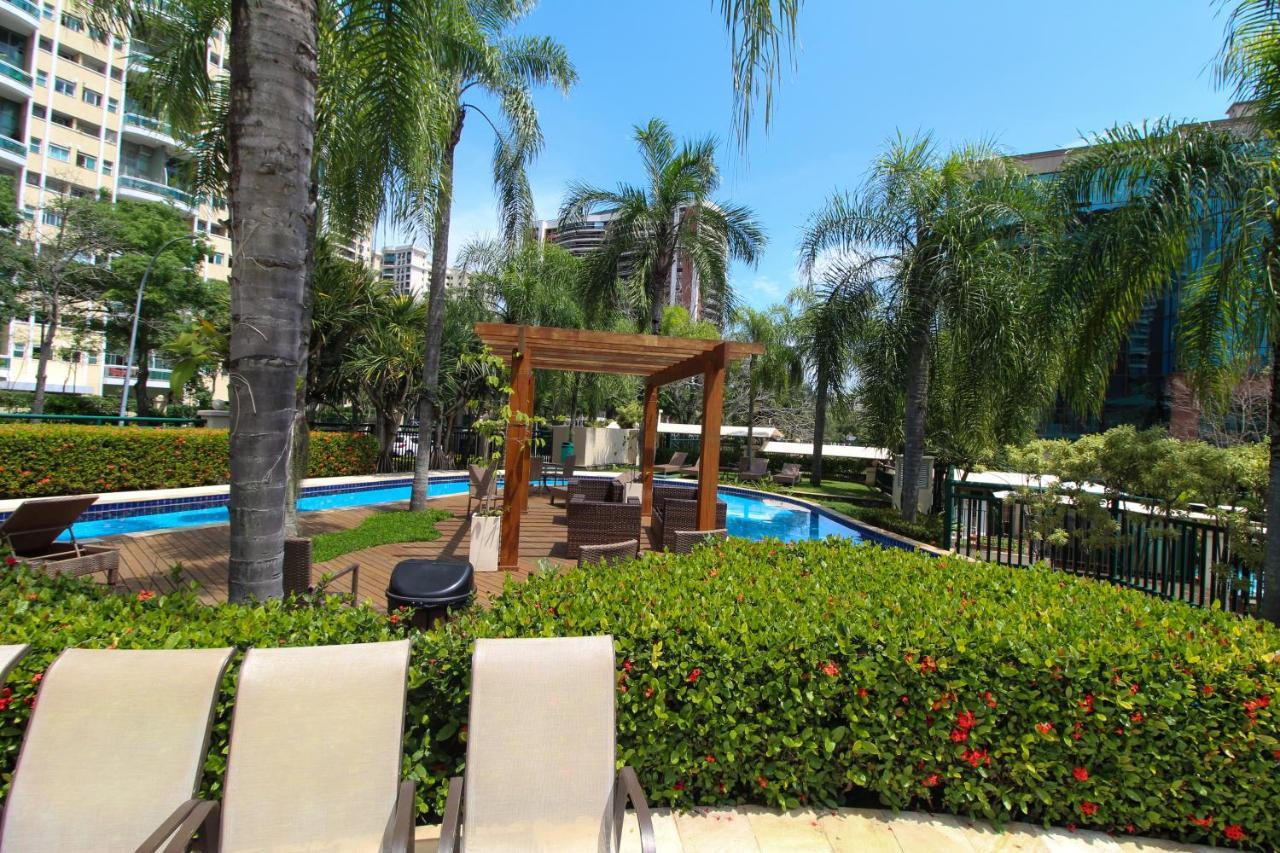 Barra Da Tijuca - 9 - Flat Premium Com Cozinha, Fogao Cooktop, Geladeira Grande, Smart Tv Grande, Lindo E Muitissimo Confortavel, Balsa Para A Praia Gratis E Estacionamento Gratuito Rio de Janeiro Zewnętrze zdjęcie