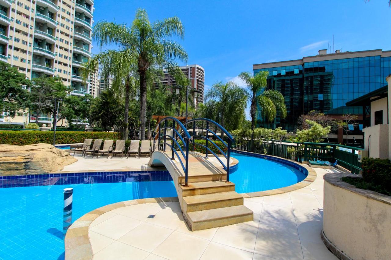 Barra Da Tijuca - 9 - Flat Premium Com Cozinha, Fogao Cooktop, Geladeira Grande, Smart Tv Grande, Lindo E Muitissimo Confortavel, Balsa Para A Praia Gratis E Estacionamento Gratuito Rio de Janeiro Zewnętrze zdjęcie